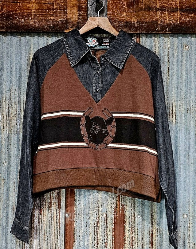 Angus Layered Button Up #6542