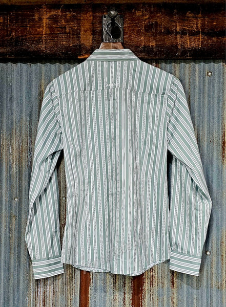 Ariat Kirby Pro Shirt in Green Bay Stripe #6544