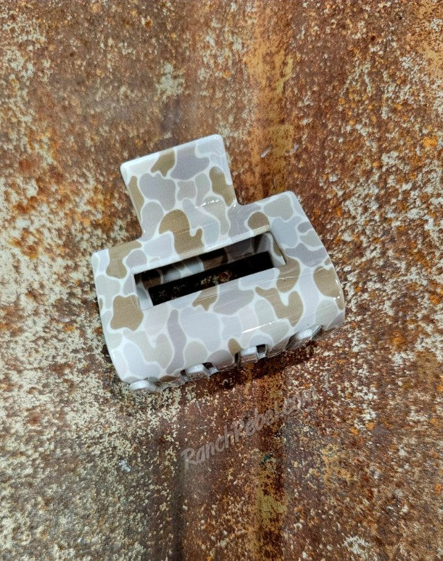 Small Camo Hair Clip #6547