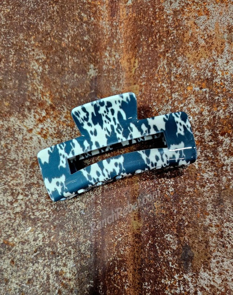 Cow Print Hair Clip #6545