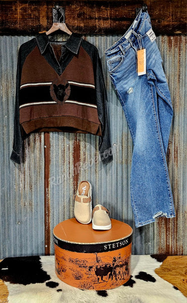 Angus Layered Button Up #6542