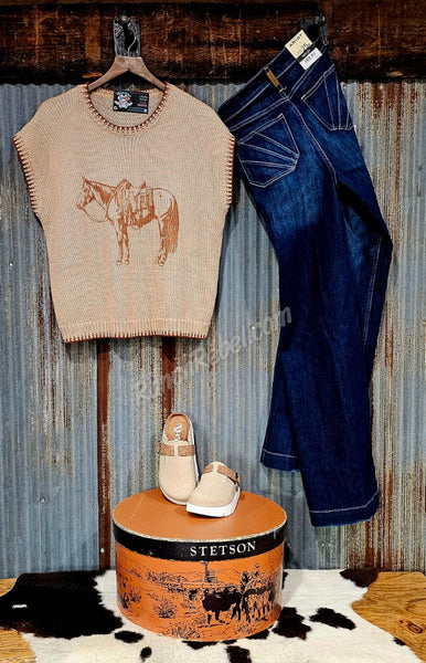The Ranch Horse Sweater Vest #6521