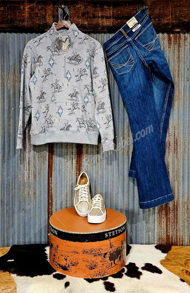 Ariat Sapphire 1/2 Zip Sweatshirt #6556