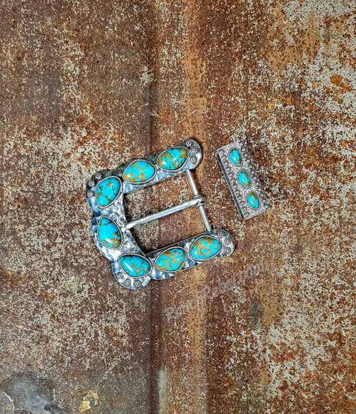 Faux Stone Buckle Set #6565