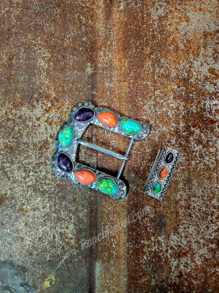 Faux Stone Buckle Set #6565