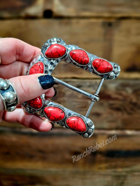 Faux Stone Buckle Set #6565