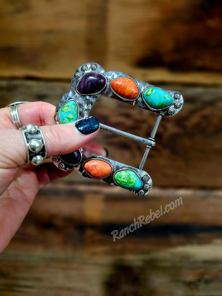 Faux Stone Buckle Set #6565