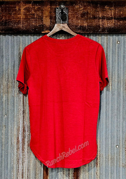Cloud Loose Fit Tee in Red #6568
