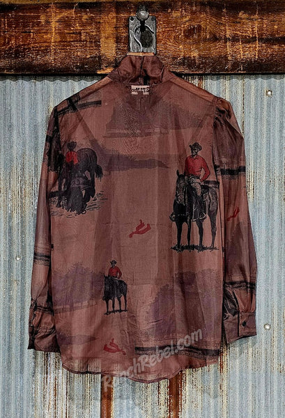 Cowboy Bow Tie Top #6570