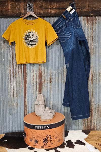 Kimes Ranch Afternoon Rodeo Crop Tee #6564