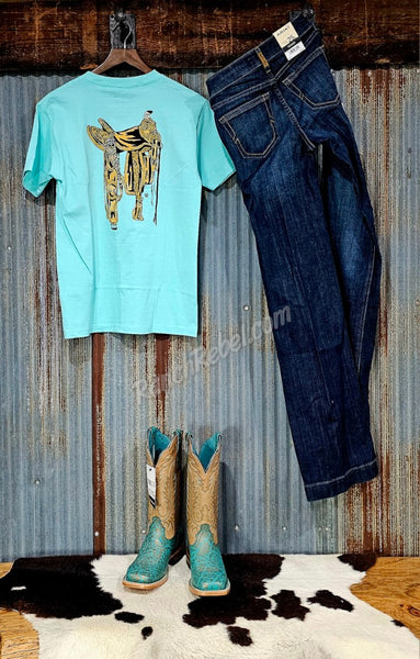 Kimes Ranch Lucky B Saddle #6563