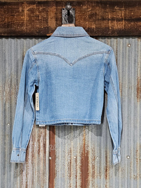 Ariat Cropped Comfort Shirt in Alameda Denim #6581