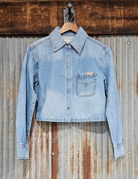 Ariat Cropped Comfort Shirt in Alameda Denim #6581