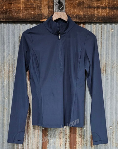 Ariat Solveil 1/2 Zip Baselayer in Navy Eclipse #6592