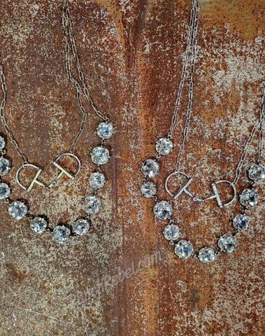 Layered Snaffle Bit Necklace #6587