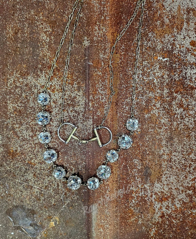 Layered Snaffle Bit Necklace #6587
