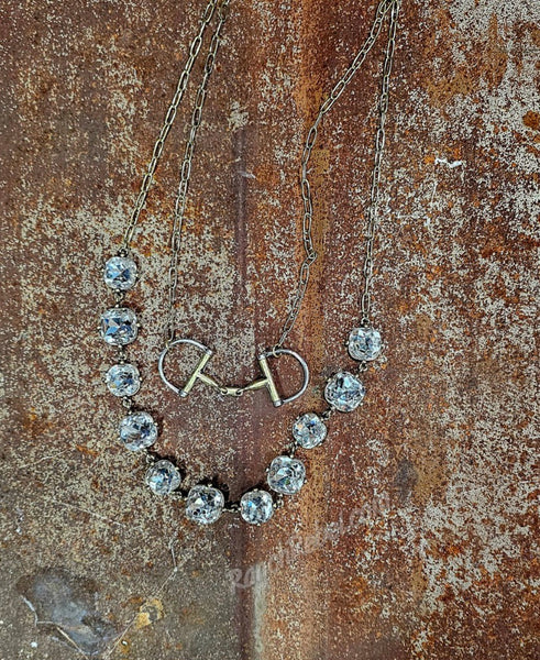 Layered Snaffle Bit Necklace #6587