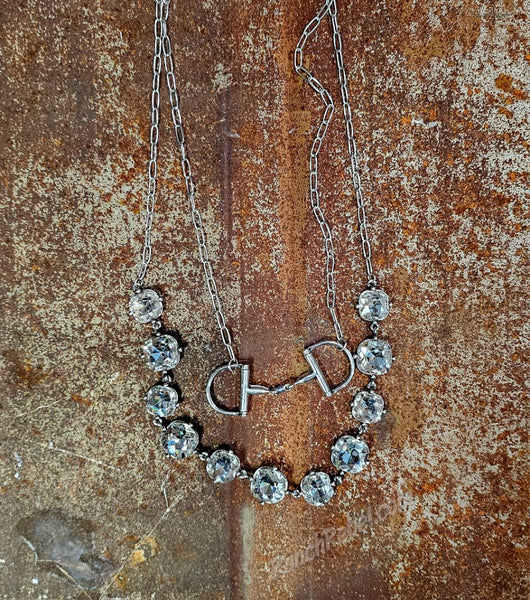 Layered Snaffle Bit Necklace #6587