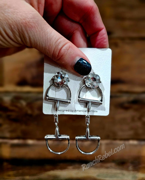 Snaffle Bit Earrings #6588