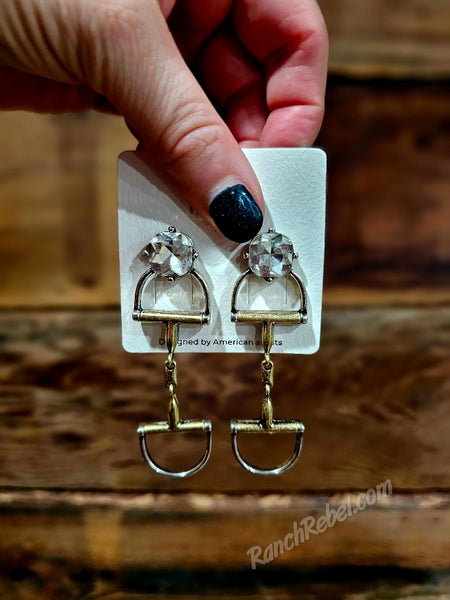 Snaffle Bit Earrings #6588