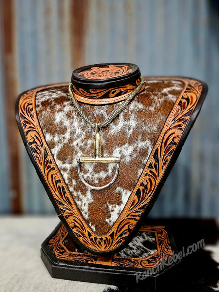 Snaffle Bit Snake Chain Necklace #6586