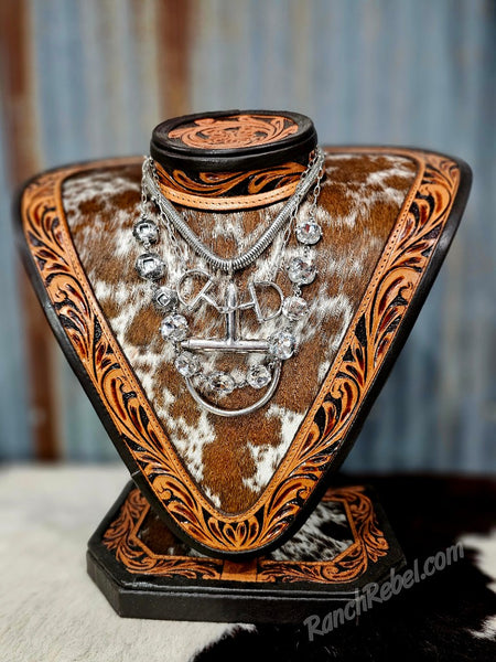 Layered Snaffle Bit Necklace #6587