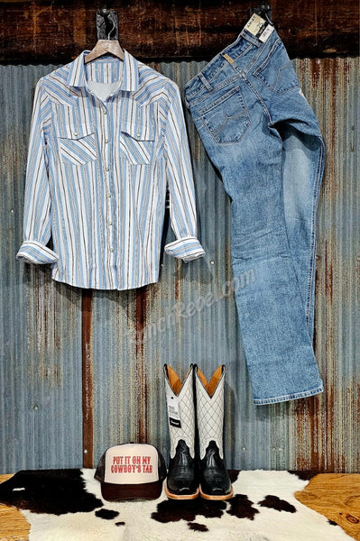 Ariat Multi Stripe Western Venttek Pearl Snap Shirt #6591