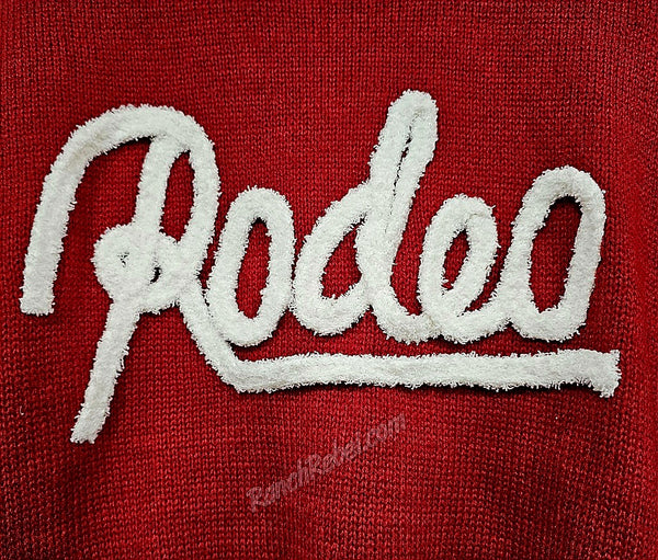 Rodeo Sweater in Red #6595