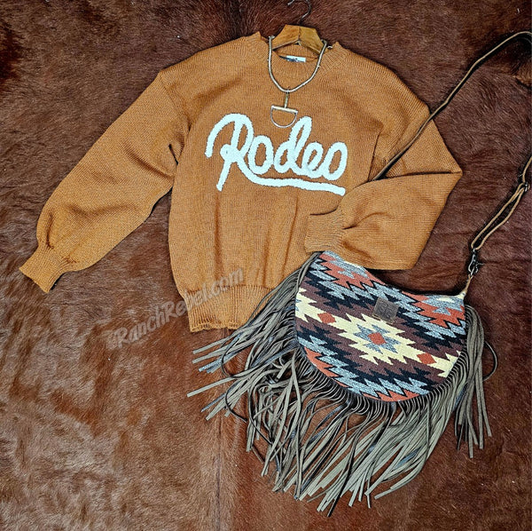 Rodeo Sweater in Brown #6596