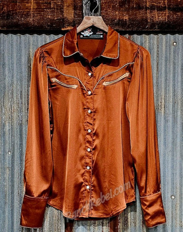 Satin Pearl Snap in Champagne #6603