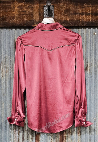 Satin Pearl Snap in Berry #6601