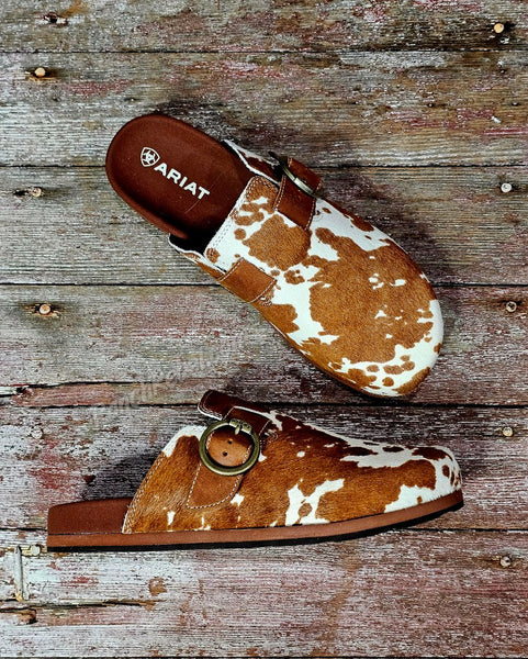 Ariat Country Mule Cow Hair on Hide #6612