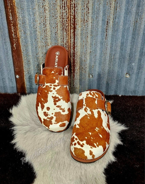 Ariat Country Mule Cow Hair on Hide #6612