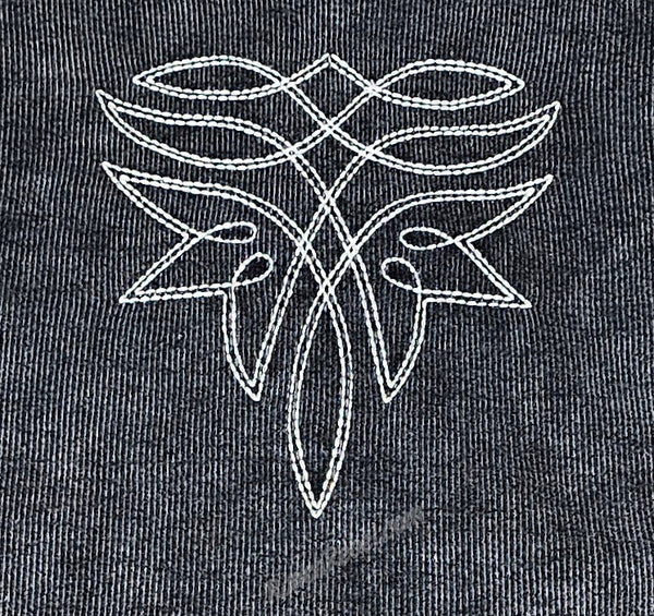 Bootstitch Ribbed Tank in Black #6616