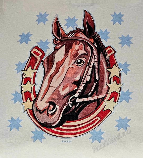 Star Horse Long Sleeve Tee #6628