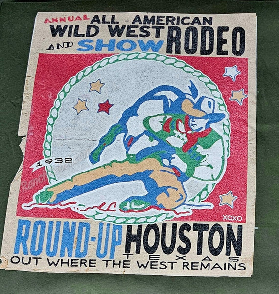 Rodeo Greetings Steer Wrestler #6637