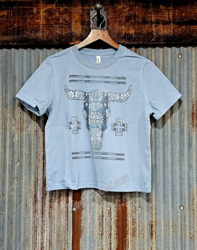 Coverlet Cowskull Boxy Tee #6641