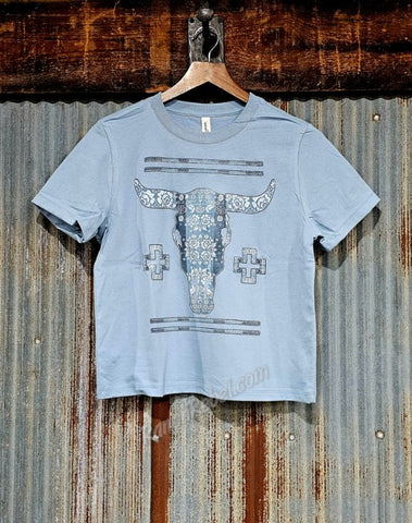 Coverlet Cowskull Boxy Tee #6641