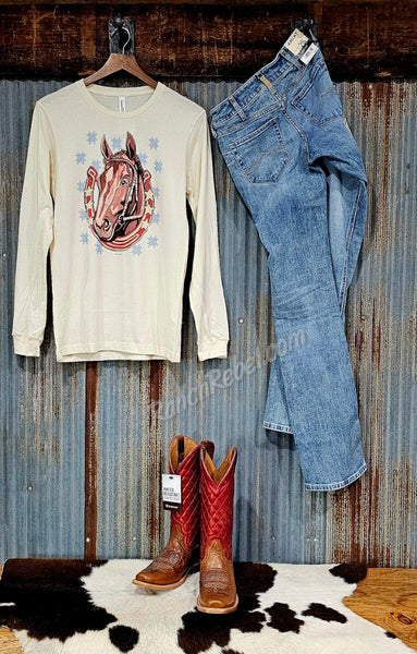 Star Horse Long Sleeve Tee #6628