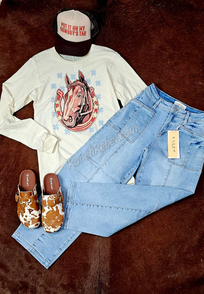 Star Horse Long Sleeve Tee #6628
