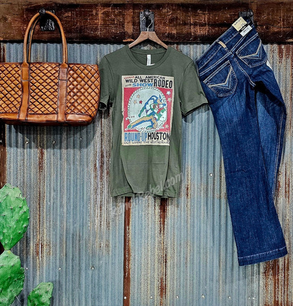 Rodeo Greetings Steer Wrestler #6637