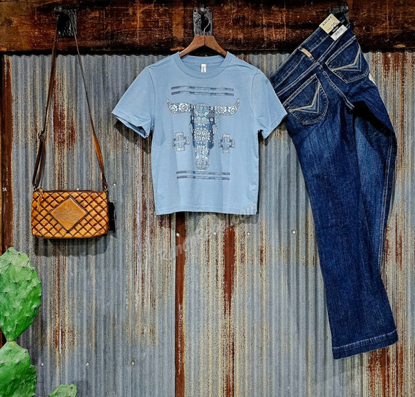 Coverlet Cowskull Boxy Tee #6641