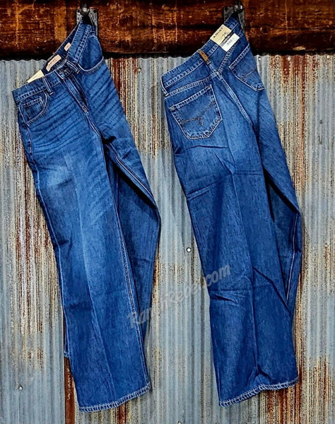 Ariat Ultra High Rise Calamity Comfort Wide Leg Jean in Tampa Denim #6652