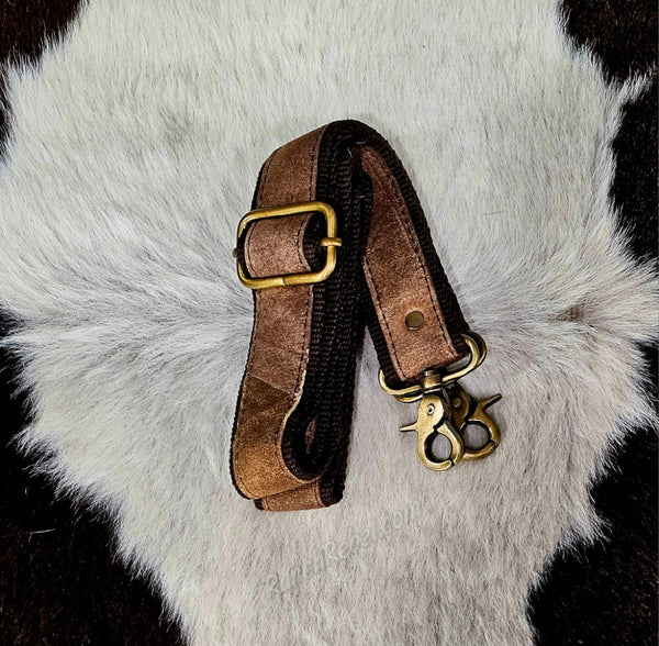 Rustic Leather Weekender Bag #6655