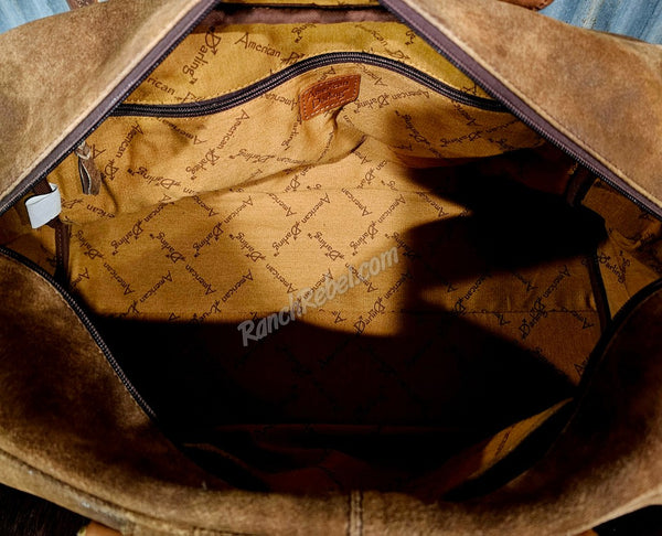 Rustic Leather Weekender Bag #6655