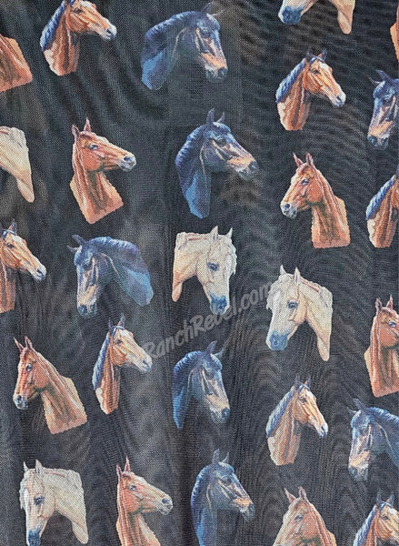 Horse Head Mesh Top #6656