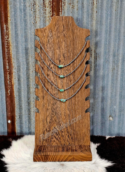 Turquoise Nugget Necklace #6658