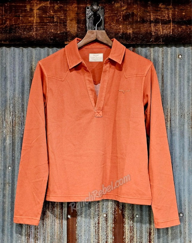 Kimes Ranch Abby Long Sleeve Knit in Spice Red #6670