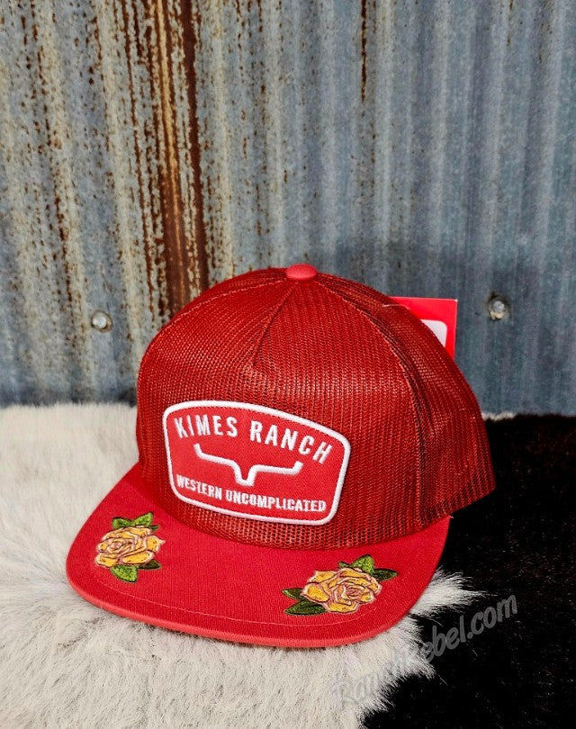 Kimes Ranch Hunton Cap in Red #6665