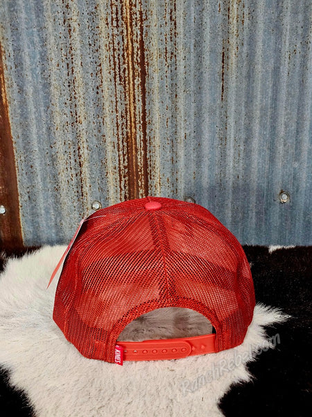 Kimes Ranch Hunton Cap in Red #6665